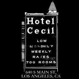 Cecil Hotel 4x4 Inch Sticker