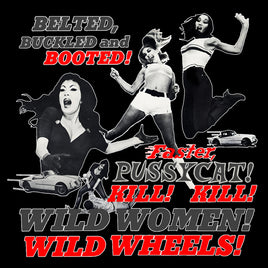 Faster Pussycat 4x4 Inch Sticker