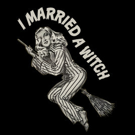 I Married A Witch 4x4 Inch Sticker