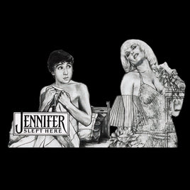Jennifer Slept Here 4x4 Inch Sticker
