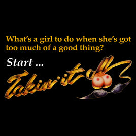 Takin' it Off 4x4 Inch Sticker