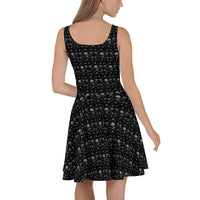 Skull and Crossbones Skater Dress