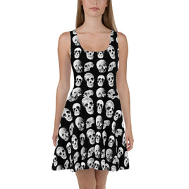 Release the Skulls Skater Dress