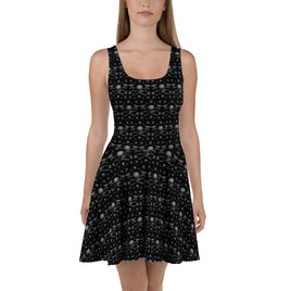 Skull and Crossbones Skater Dress