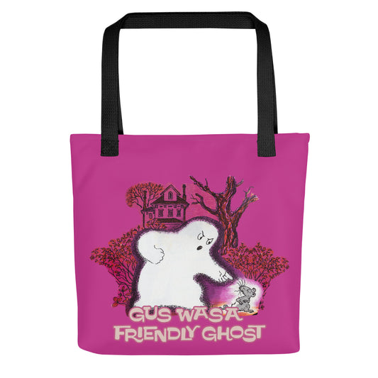 Gus Was A Friendly Ghost Tote bag