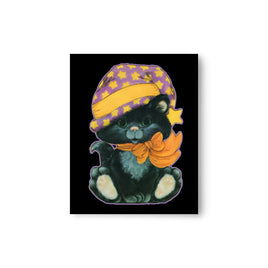 Black Halloween Cat 8x10 Print